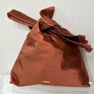 Tory Burch Copper Satin Eleanor Shopper NWT